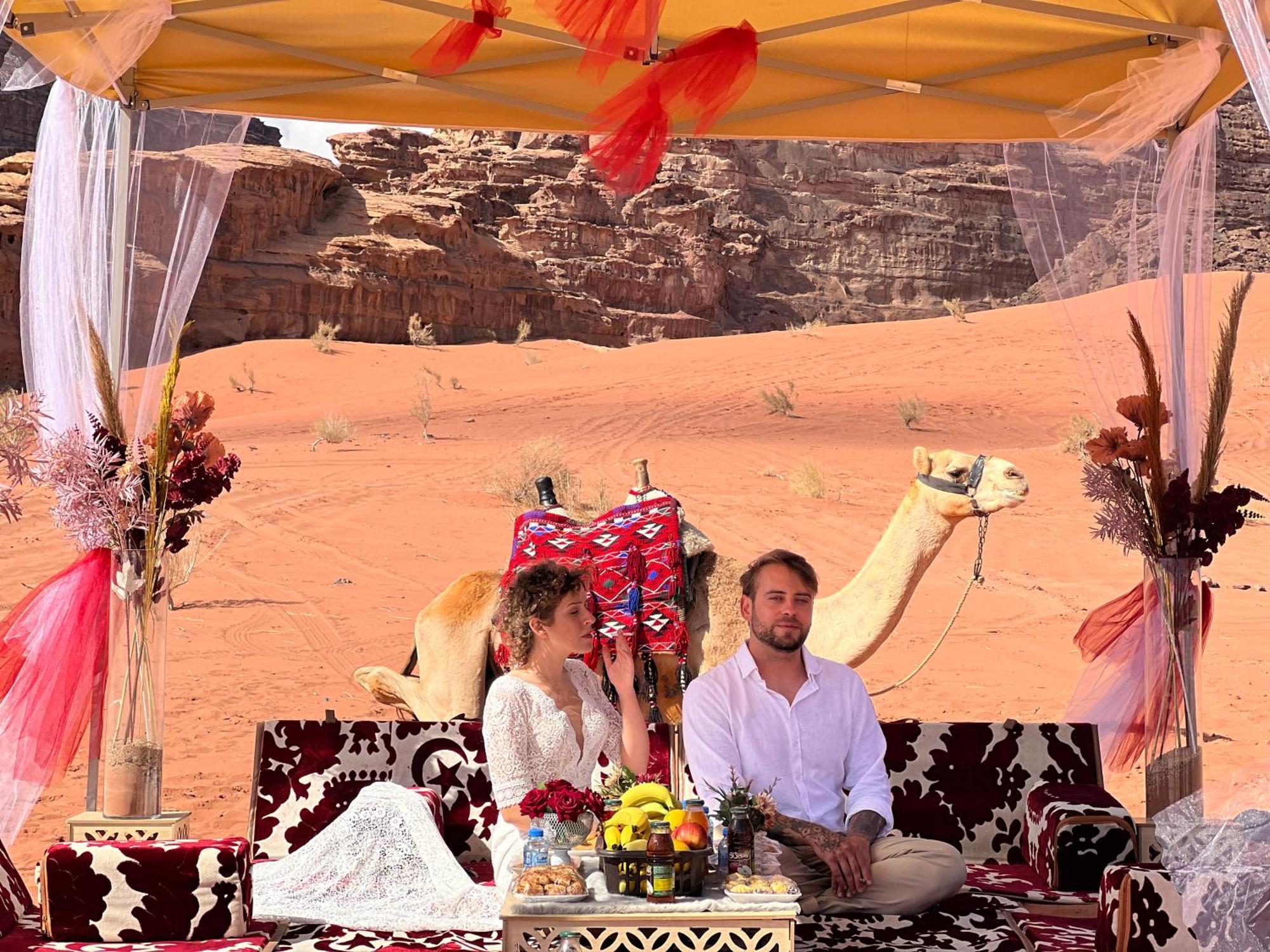 Magic Rum Hussen Wadi Rum Ngoại thất bức ảnh