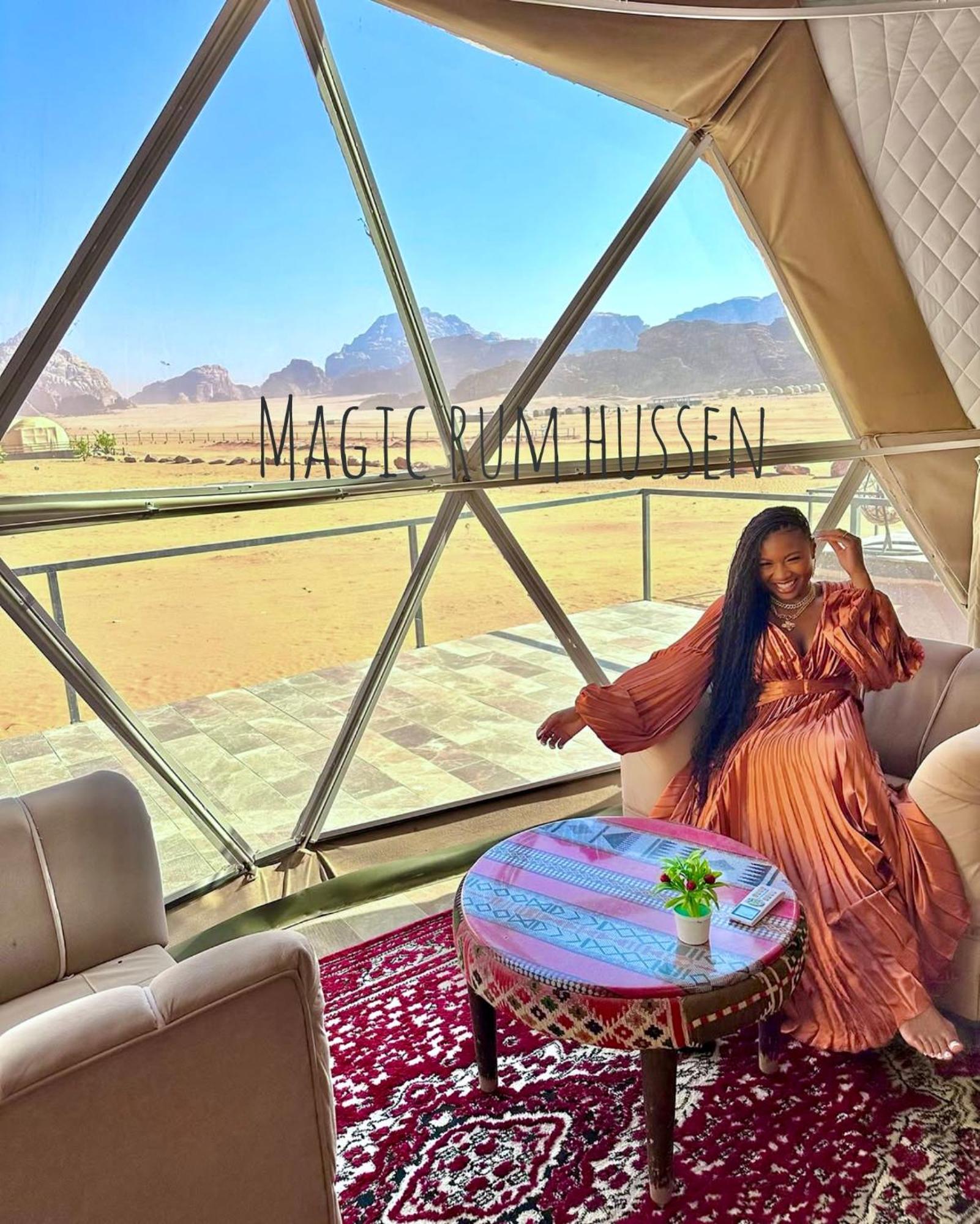 Magic Rum Hussen Wadi Rum Ngoại thất bức ảnh